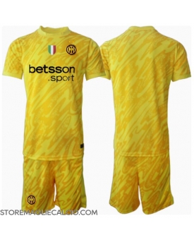 Inter Milan Portiere Maglia Gara Trasferta Repliche 2024-25 Bambino